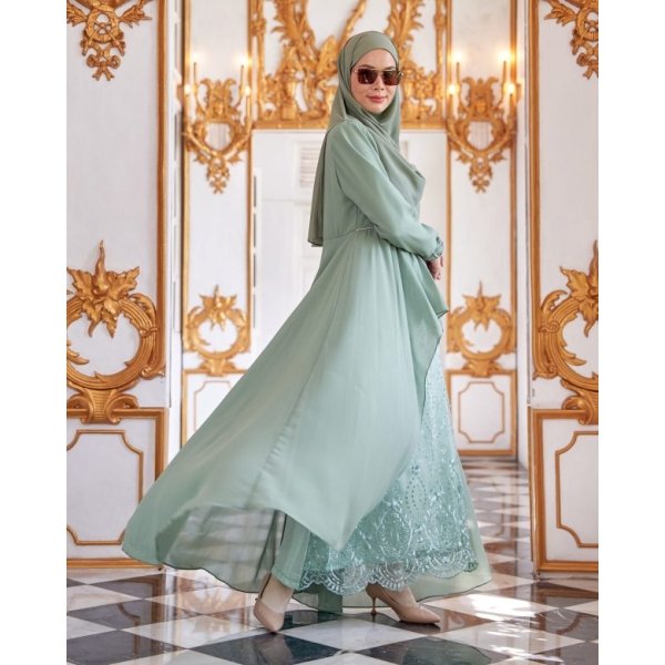 Dress Lace Nara 2.0 - Misty Teal - Image 3