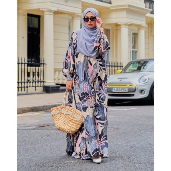 Dress Pleated Nottinghill - Yuri Pewter - Image 3