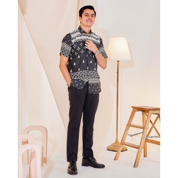 Kurta Short Sleeves Elma - Ebony Black - Image 3
