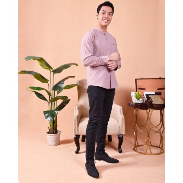 Kurta Long Sleeves Imran - Dust Purple - Image 2