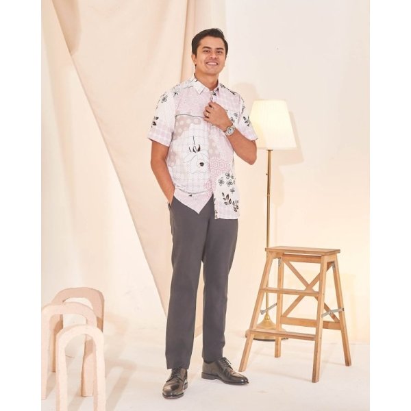 Kurta Short Sleeves Ezre - Beige Rose