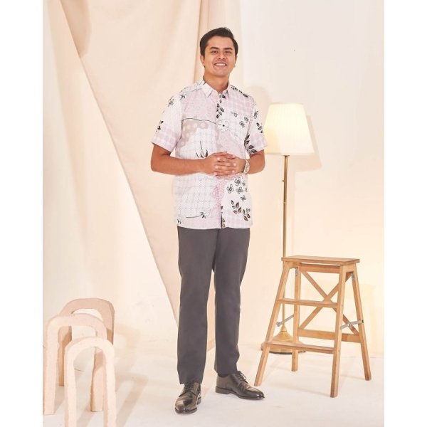 Kurta Short Sleeves Ezre - Beige Rose - Image 3