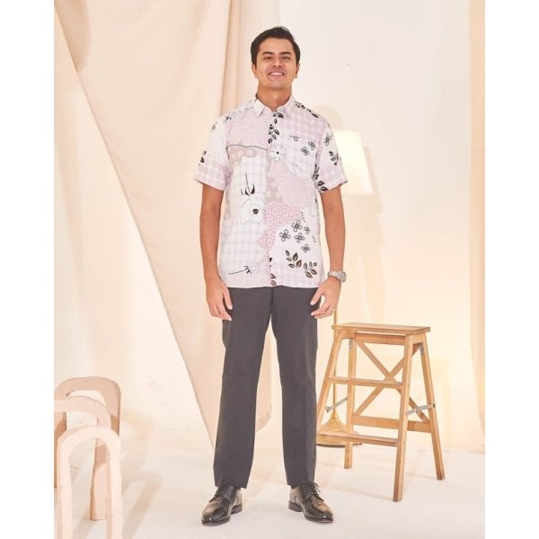 Kurta Short Sleeves Ezre - Beige Rose - Image 2