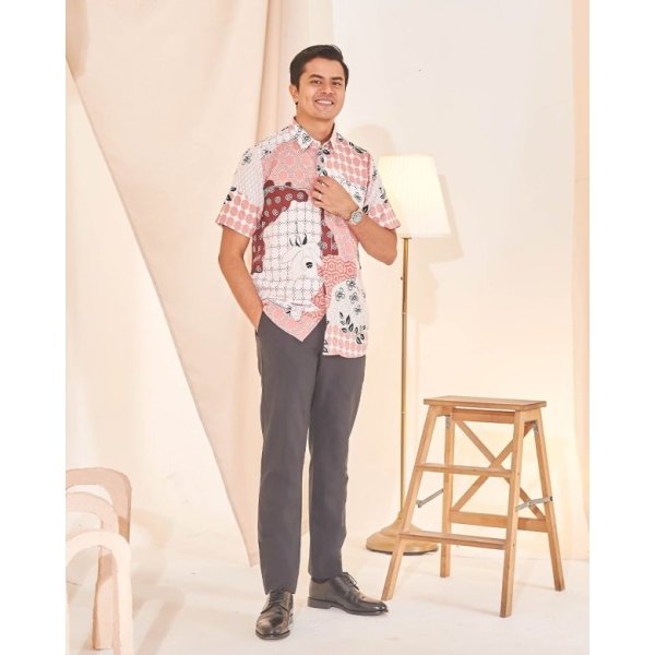 Kurta Short Sleeves Ezre - Barn Red - Image 3