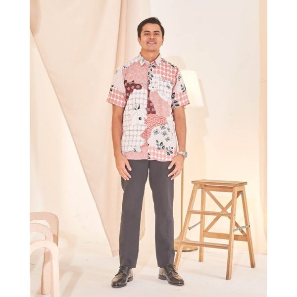 Kurta Short Sleeves Ezre - Barn Red - Image 2