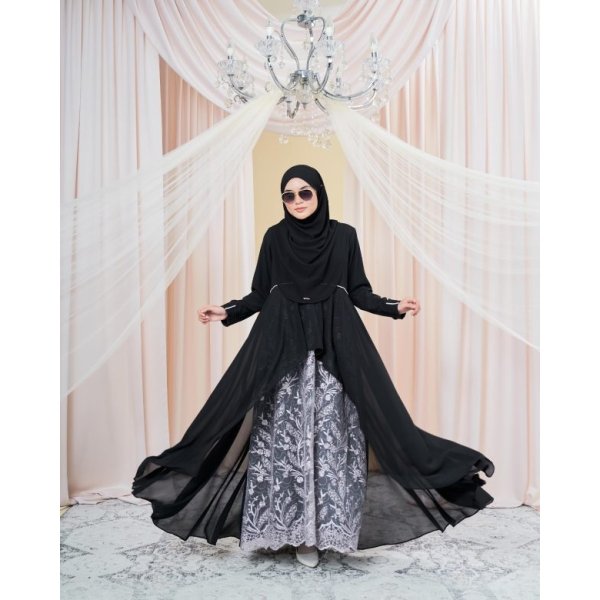 Dress Lace Nara 3.0 - Royal Black - Image 2