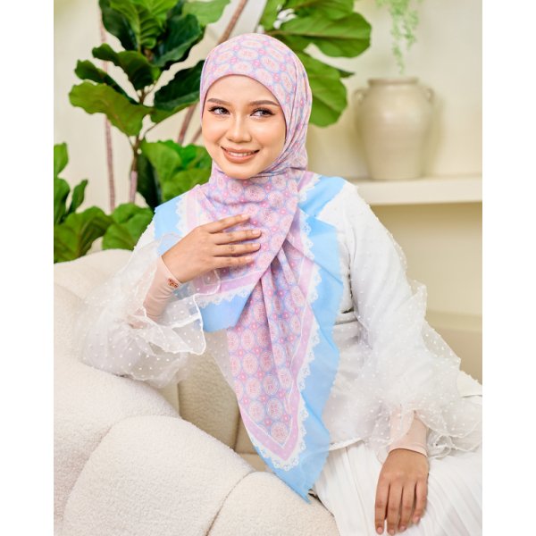 Valily Tudung Bawal Cotton Voile Essaouira - Azria Maya - Image 2