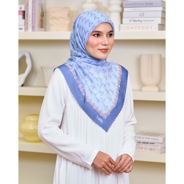 Valily Tudung Bawal Cotton Voile Essaouira - Zera Yale - Image 3